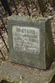 Кратько Шейва Шмульевна, Москва, Востряковское кладбище